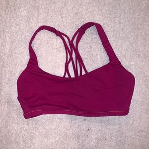 Lululemon Racerback Crossback Sportsbra Magenta size 2